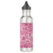 Girly Pink Glitter Confetti Waterfles (Links)