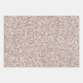 Girly Pink Glitter Glitz Leopard Print Inpakpapier Vel (Voorkant 2)