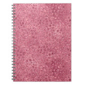 Girly Pink Glitter Glitz Leopard print Notitieboek (Voorkant)
