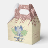 Girly Pink Glitter Lief 16 Verjaardag Dank u Bedankdoosjes (Achterkant)