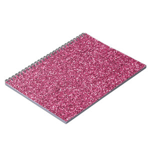 Girly Pink Glitter Notitieboek