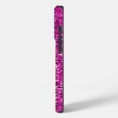 Girly Pink Glitter Ombre Sparkle Case-Mate iPhone Case (Achterkant / Links)