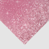 Girly Pink Glitter Ombre Tissuepapier (Detail)