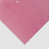 Girly Pink Glitter Ombre Tissuepapier (Detail)