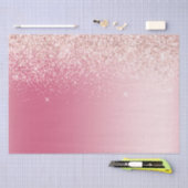 Girly Pink Glitter Ombre Tissuepapier (Craft)