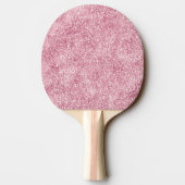 Girly Pink Glitter Sparkle Glitz      Tafeltennisbatje (Achterkant)