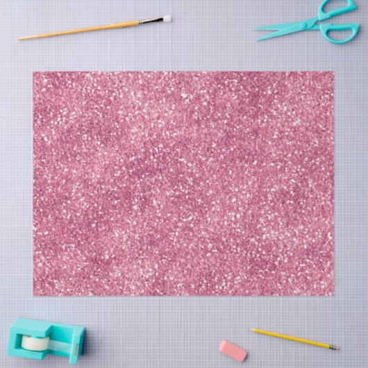 Girly Pink Glitter Sparkle Glitz    Tissuepapier (Craft)