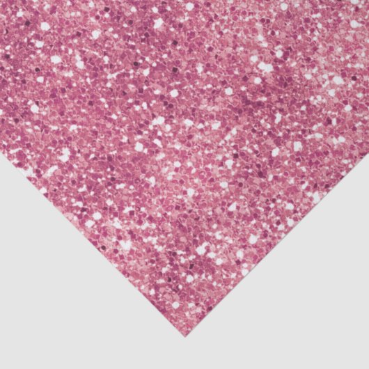 Girly Pink Glitter Sparkle Glitz    Tissuepapier (Detail)