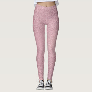 Girly Pink Glitter textuur Leggings