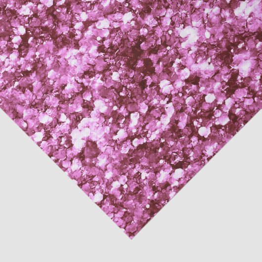 Girly Pink Glitter Tissuepapier (Detail)