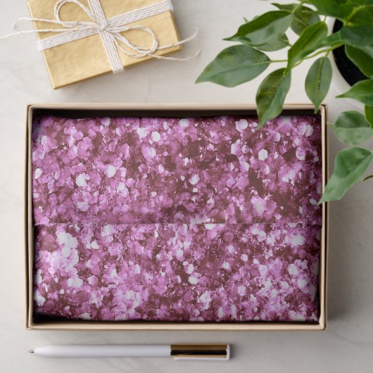 Girly Pink Glitter Tissuepapier (Geschenk)