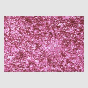 Girly Pink Glitter Tissuepapier