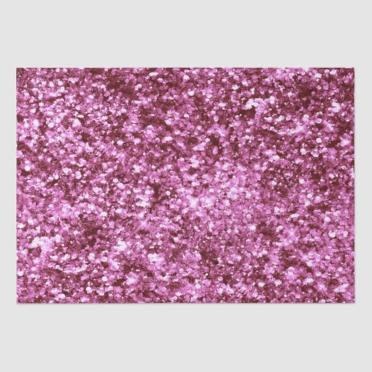 Girly Pink Glitter Tissuepapier (Voorkant)