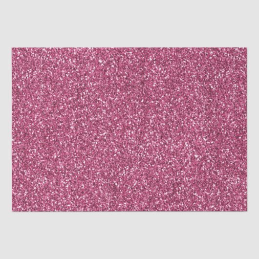 Girly Pink Glitter Tissuepapier (Voorkant)