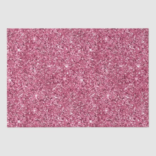  Girly Pink Glitter Tissuepapier (Voorkant)