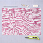 Girly Pink Glitter Zebra Tissuepapier (Craft)