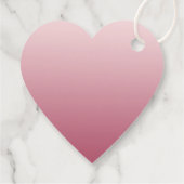 Girly Pink Glitzy Glitter Sparkle Bedankjes Labels (Achterkant)