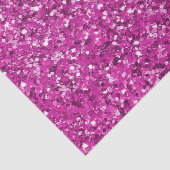 Girly Pink Glitzy Glitter Tissuepapier (Detail)
