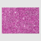 Girly Pink Glitzy Glitter Tissuepapier (Voorkant)