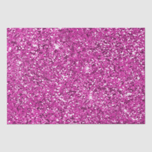 Girly Pink Glitzy Glitter Tissuepapier