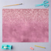 Girly Pink Glitzy Sparkle Glitter Tissuepapier (Craft)