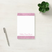 Girly Pink Glitzy Sparkle Post-it® Notes (Kantoor)