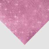 Girly Pink Glitzy Sparkle Tissuepapier (Detail)