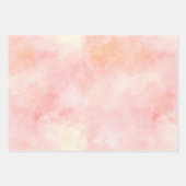 Girly Pink Gold Blush Leopard Print Roze Inpakpapier Vel (Voorkant 2)