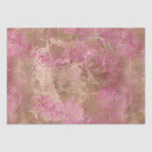 Girly Pink Gold Glam Leopard Print Tissuepapier (Voorkant)