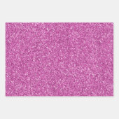 Girly Pink Gold Glitter Leopard Print Glitz Inpakpapier Vel (Voorkant 2)