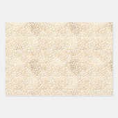 Girly Pink Gold Glitter Leopard Print Inpakpapier Vel (Voorkant 3)
