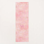 Girly Pink Gold Planet Celestial viering Yogamat (Voorkant)