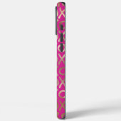 Girly Pink Gold XOXO Case-Mate iPhone Case (Achterkant / Links)