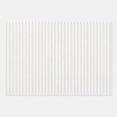 Girly Pink Gray Floral Pastel Inpakpapier Vel (Voorkant 3)