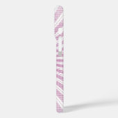 Girly Pink Grunge Saxophone Case-Mate iPhone Case (Achterkant / Links)