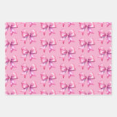 Girly Pink Heart Balloons Verjaardag Inpakpapier Vel (Voorkant 2)