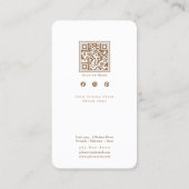 Girly Pink Instagram geïnspireerd Loyalty Kaart Visitekaartje (Achterkant)