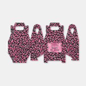 Girly Pink Leopard Gable Bedankdoosjes (Uitgevouwen)
