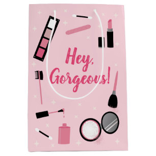 Girly Pink Makeup Glamor Birthday Medium Cadeauzakje