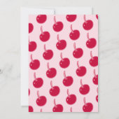 Girly Pink, neem je taart en eet het op twee verja Kaart (Achterkant)