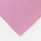 Girly Pink Ombre Fleece Deken (Hoek)