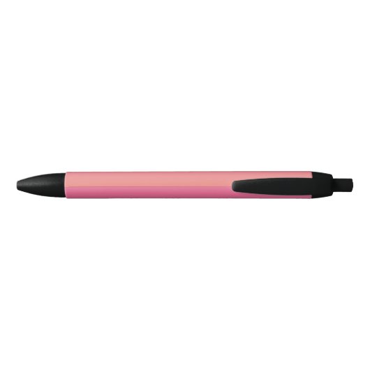 Girly Pink Ombre Makeup Zwarte Inkt Pen (Achterkant)