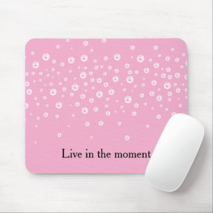 Girly Pink Pearls Muismat