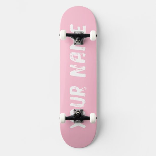 Girly Pink Persoonlijk Skateboard (Voorkant)