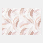 Girly Pink Plaid Stripes Sparkle Inpakpapier Vel (Voorkant 3)
