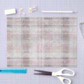 Girly Pink Plaid Stripes Sparkle Tissuepapier (Craft)