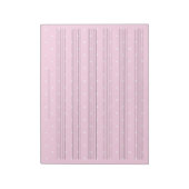 Girly Pink Polka Dot Wide Rule Kids Music Notitieblok (Linkerzijde)