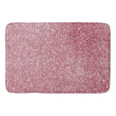 Girly Pink Rose Glitter Sparkle Badmat (Voorkant)