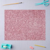 Girly Pink Rose Glitter Tissuepapier (Craft)