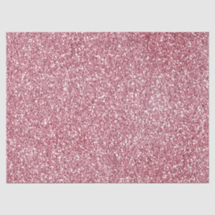 Girly Pink Rose Glitter Tissuepapier